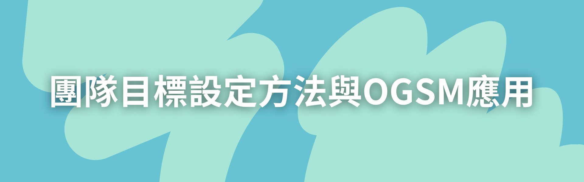 二、團隊目標設定方法與OGSM應用